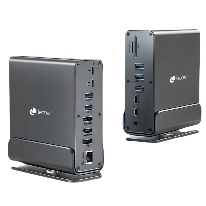 Leotec LEDS06 replicatore di porte e docking station per laptop USB 3.2 Gen 2 (3.1 Gen 2) Type-C