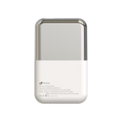 Leotec LEPOW22W10WS batteria portatile Polimeri di litio (LiPo) Bianco