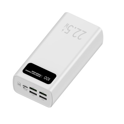 Leotec LEPOW30W22W batteria portatile Polimeri di litio (LiPo) 30000 mAh Bianco