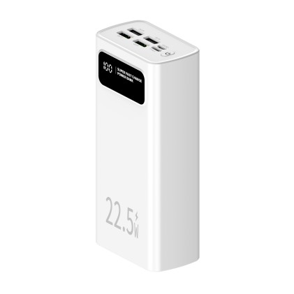 Leotec LEPOW30W22W batteria portatile Polimeri di litio (LiPo) 30000 mAh Bianco