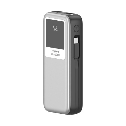 Leotec LEPOW35W10S batteria portatile Polimeri di litio (LiPo) 10000 mAh Nero, Grigio
