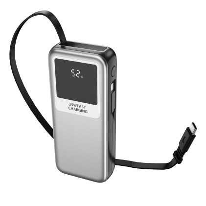 Leotec LEPOW35W10S batteria portatile Polimeri di litio (LiPo) 10000 mAh Nero, Grigio
