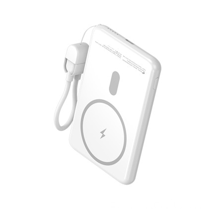 Leotec LEPOWW20W5W batteria portatile Polimeri di litio (LiPo) 5000 mAh Carica wireless Bianco
