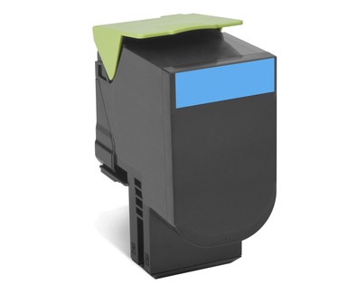 ORIGINALE Lexmark toner ciano 70C2HCE 3000 pagine