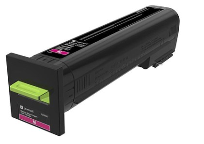 ORIGINALE Lexmark toner magenta 72K20M0 CS/CX820 8000 pagine Cartuccia di ritorno
