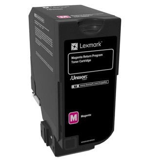 ORIGINALE Lexmark toner magenta 74C20M0 CS/CX725 3000 pagine