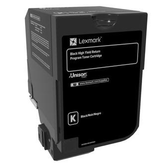 Lexmark 74C2HK0 cartuccia toner 1 pz Originale Nero