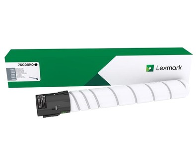 ORIGINALE Lexmark toner nero 76C00K0 CS/CX921/923 18500 pagine