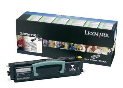 LEXMARK X203N X204N toner cartridge black standard capacity 2.500 pages 1-pack return program