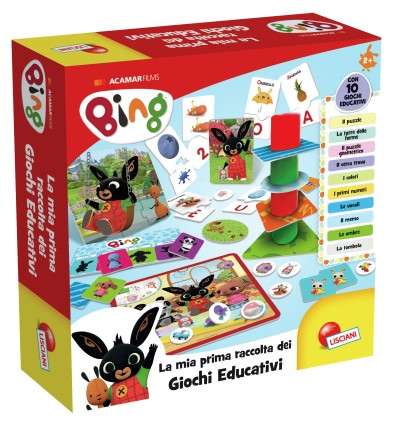 Lisciani Bing - La Mia Prima Raccolta dei Giochi Educativi (10 giochi)
