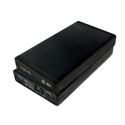 LogiLink UA0284 contenitore di unit&agrave; di archiviazione 3.5" Enclosure HDD Nero
