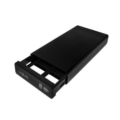 LogiLink UA0284 contenitore di unit&agrave; di archiviazione 3.5" Enclosure HDD Nero