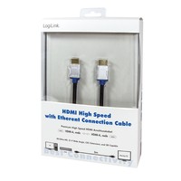 LOGILINK BHAA30 LOGILINK - Ethernet Cable, HDMI A Male to HDMI A Male, 3m