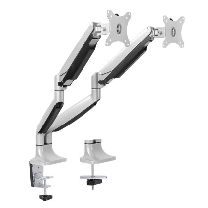 LOGILINK BP0043 LOGILINK - Dual alumium monitor desk mount,13-27, max. 9 kg