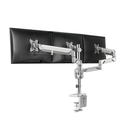 LogiLink BP0090 supporto da tavolo per Tv a schermo piatto 68,6 cm (27") Argento Scrivania