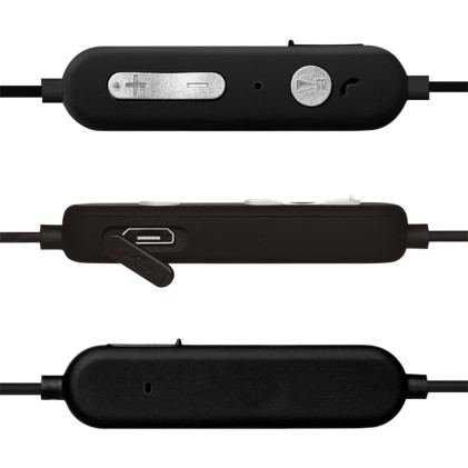 LogiLink BT0056 cuffia e auricolare Wireless In-ear, Passanuca Micro-USB Bluetooth Nero