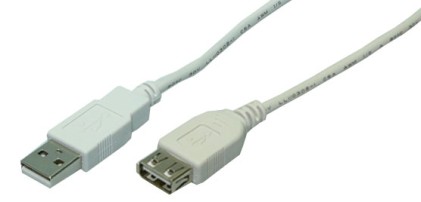LogiLink USB 2.0 5m cavo USB 0,5 m USB A Grigio