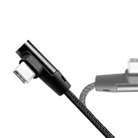 LOGILINK CU0137 LOGILINK - USB 2.0 cable USB-A male to USB-C (90  angled) male, 0.3m