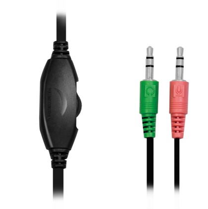 LogiLink HS0052 cuffia e auricolare Cablato A Padiglione Ufficio Nero