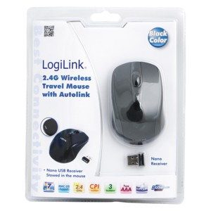 LogiLink ID0031 mouse RF Wireless Ottico 800 DPI