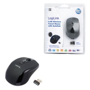 LogiLink ID0031 mouse RF Wireless Ottico 800 DPI