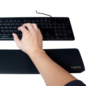 LogiLink ID0142 poggiapolso Nero