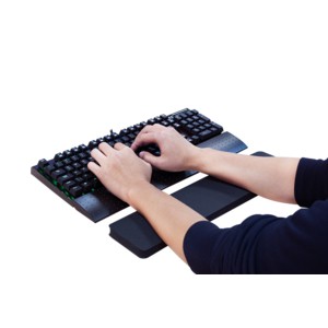 LogiLink ID0142 poggiapolso Nero