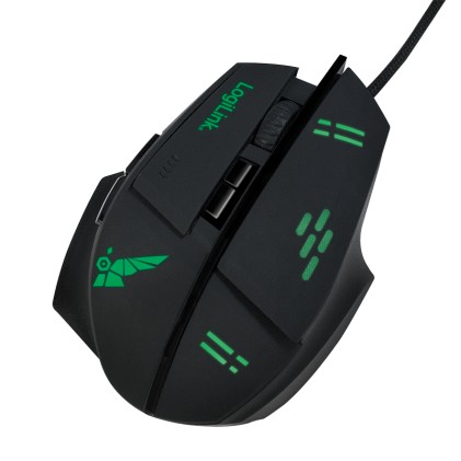 LogiLink ID0157 mouse USB tipo A Ottico 3200 DPI Mano destra