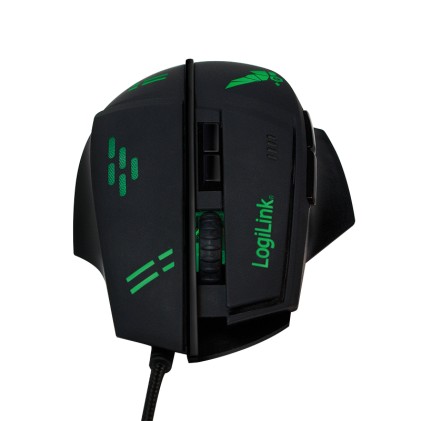 LogiLink ID0157 mouse USB tipo A Ottico 3200 DPI Mano destra