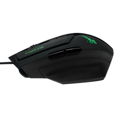 LogiLink ID0157 mouse USB tipo A Ottico 3200 DPI Mano destra