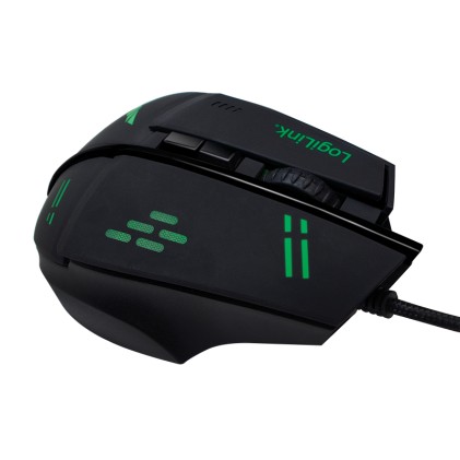 LogiLink ID0157 mouse USB tipo A Ottico 3200 DPI Mano destra