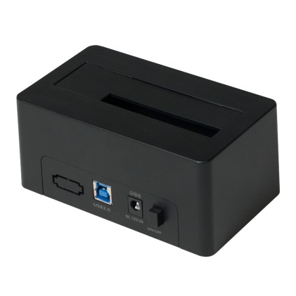 LogiLink QP0026 docking station per unit&agrave; di archiviazione USB 3.2 Gen 1 (3.1 Gen 1) Type-B Nero
