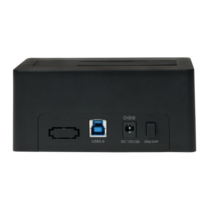 LogiLink QP0026 docking station per unit&agrave; di archiviazione USB 3.2 Gen 1 (3.1 Gen 1) Type-B Nero