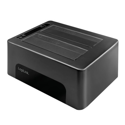 LogiLink QP0029 docking station per unit&agrave; di archiviazione USB 3.2 Gen 1 (3.1 Gen 1) Type-B Nero