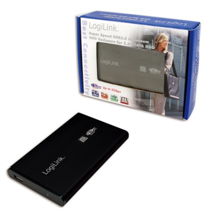 LogiLink UA0106 contenitore di unit&agrave; di archiviazione Nero 2.5" Alimentazione USB
