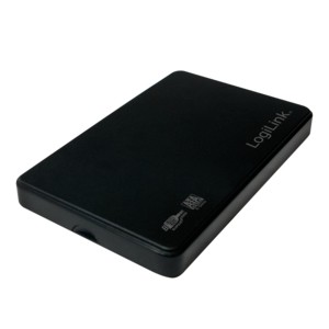 LogiLink UA0256 contenitore di unità di archiviazione 2.5" Enclosure HDD Nero