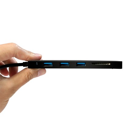 LogiLink UA0312 replicatore di porte e docking station per notebook USB 3.2 Gen 1 (3.1 Gen 1) Type-C Nero