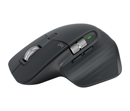 Logitech Mouse Wireless Bluetooth Mx Master 3, Usb-C, Colore Grafite
