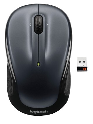 Mouse Log M325 Wireless Dark Silver Usb Logitech