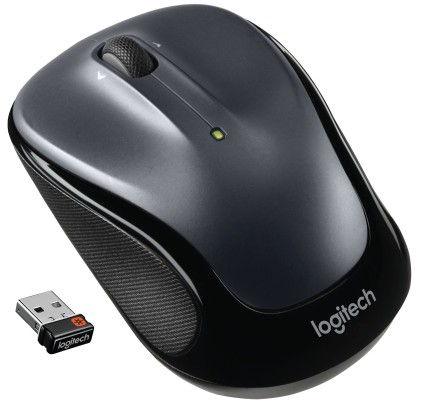 Mouse Log M325 Wireless Dark Silver Usb Logitech