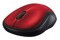 Mouse Logitech Wireless Mouse M185 Red