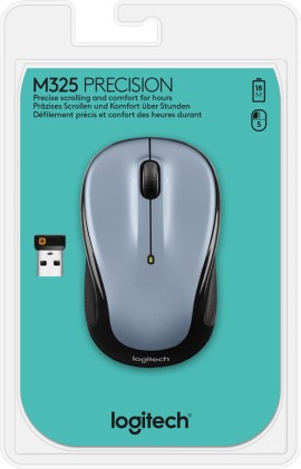 Logitech M325 mouse RF Wireless Ottico 1000 DPI Ambidestro