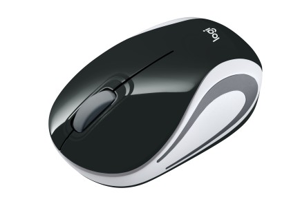 WIRELESS MINI MOUSE M187 BLACK