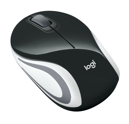 Logitech Mouse Mini Wireless Ottico M187 Nero