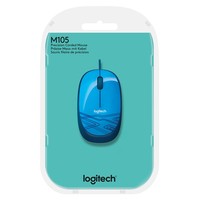 Logitech M105 mouse USB tipo A Ottico Ambidestro