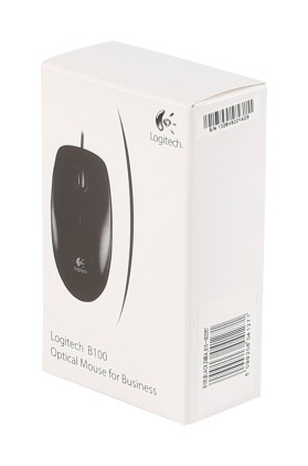 Mouse Logitech B100 Optical USB Mouse black
