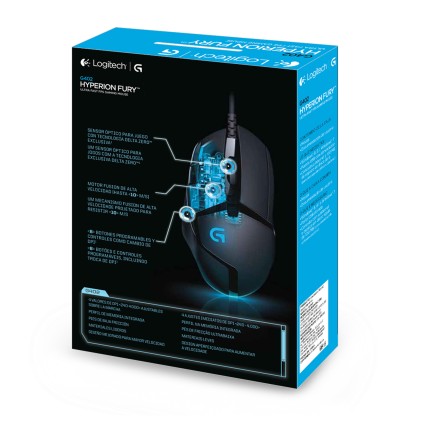 Logitech G 910-004068 mouse Gaming Mano destra USB tipo A 4000 DPI