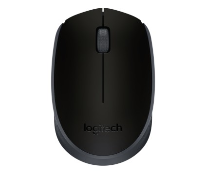 Logitech M171 Mouse Wireless, 2.4 GHz con Mini Ricevitore USB, Rilevamento Ottico, Durata ‎Batteria Fino a 12 Mesi, Mouse Ambidestro per PC/Mac/Laptop, Nero