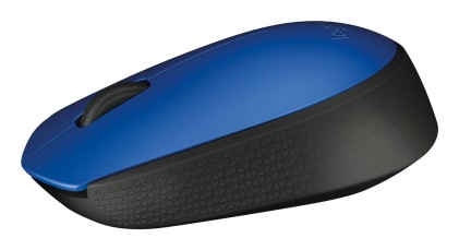 Logitech Mouse Wireless Ottico M171 Blu