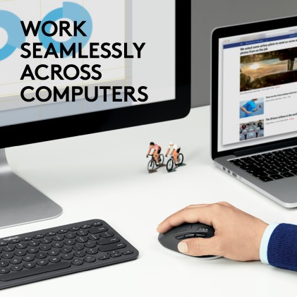 Mouse M720 Log Optical Bluetooth Logitech Nero 7 Pulsanti Wireless